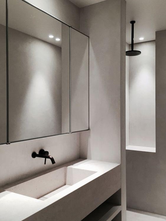 betonlook badkamer